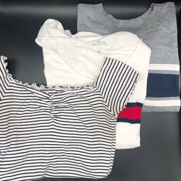 Hollister Other - Hollister Striped Summer T Shirt & Tank Top Bundle